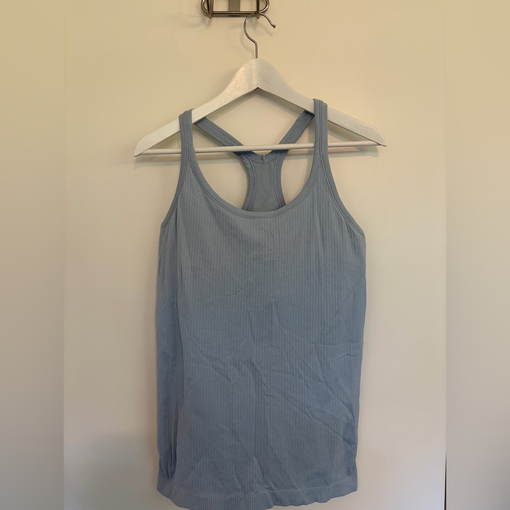 lululemon athletica Ebb to Street Sky Blue Tank Top